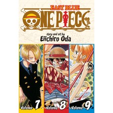 (영문도서) One Piece (Omnibus Edition) Vol. 3: Includes Vols. 7 8 & 9 Paperback, Viz Media, English, 9781421536279