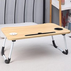 베드트레이 접이식 좌식 노트북침대 책상 테이블 간이, 블랙, 블랙