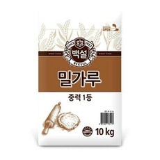 백설 중력1등 밀가루, 10kg, 1개