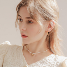 미니골드진주목걸이