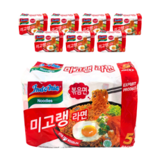 인도미 미고랭 라면 400g(80gx5봉) x 8개 수입라면