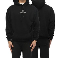 BALENCIAGA [명품]발렌시아가 로고 후드티 블랙 578135 TJVE1 1034 1034N1