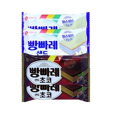 달쿨 아이스크림할인 빵빠레 샌드 2종 세트, 24개, 180ml