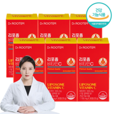 리포좀 비타민C 프리미엄 유럽산 고함량 비타민C 식약처인증 1100mg, 6박스, 30정