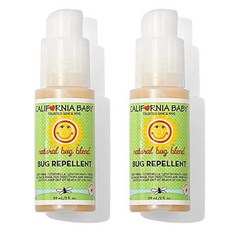 2개세트 캘리포니아베이비 유아 어린이 모기 시트로넬라 스프레이 59ml California Baby Natural Bug Blend, 2개