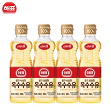사조해표 옥수수유 900ml, 4개