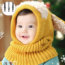 아기뽀글이스마일목도리