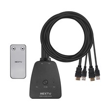 NEXTU 7912KSW 4K HDMI 지원 케이블 일체형 2포트 USB KVM 스위치, NEXT-7912KSW