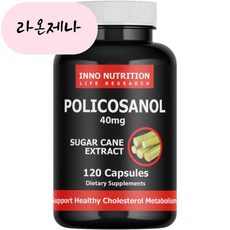 홈쇼핑 이노뉴트리션 쿠바산 폴리코사놀 40mg 120캡슐, 120정, 1개, 120정