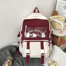 중고생 백팩 귀여운 insstyle 대용량 책가방 여성 중학생 고등학생 일본 배낭 가방