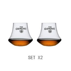 GLENLIVET 글렌리벳 전용잔 위스키잔 글라스 2p, 2개