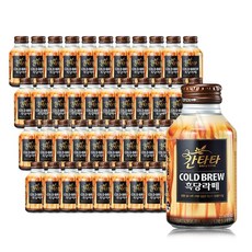 롯데칠성 칸타타 콜드브루 흑당라떼 275ml 24개