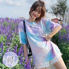 스타일아유 플라워 퍼플 여성반팔티셔츠[AYG6TS441A] 리뷰후기