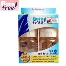 본프리 젖병 150ml x 2P /JFE-44908 젖병 본프리 유리젖병 젖꼭지 유아젖병, 단일 젖꼭지 단계
