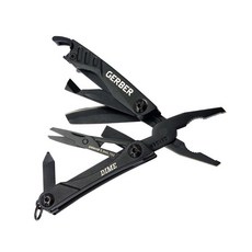 캠핑용품 나이프 가위 유틸리티 공구 기타용품Gerber Multi-Tool DIME BLACK Zange mit Drahtschneider Messer Schere Feile Pinzette Schraubend