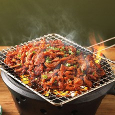 푸딩팩토리 직화 오돌뼈 200g 매운음식 야식 캠핑안주 맛집 주먹밥, 1개