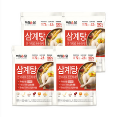 하림 한마리 삼계탕800g 가정 캠핑 어디서나 간편조리, 4개, 800g