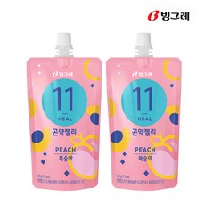 빙그레 곤약젤리 복숭아 130g 30개