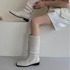 린넨하프부츠