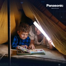 파나소닉 LED스틱 T5 캠핑 조명 차박 휴대용 밝기조절 자석 간접 무드 취침등 LED바, 1개, 화이트