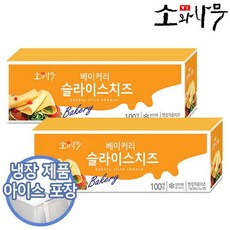 소와나무 동원 소와나무 베이커리 슬라이스 치즈 200매, 18g, 8개