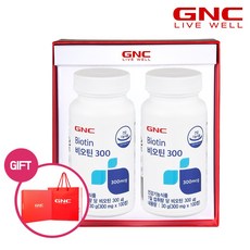 GNC [GNC] 비오틴 300 (100정) 100일분 x 2병