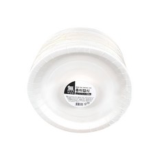 무상표 일회용 종이접시 23cm, 120개, 1세트