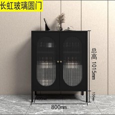엔틱 세덱그릇장 찻장 수납장 유리 데스크 다기장 흰색 주방 정리, 이중 문, F
