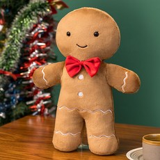 산타클로스 트리 장식품 쿠키 오너먼트 소형 인형 크리스마스 미니 진저맨 눈사람, 뉴 진저브레드 맨 그램