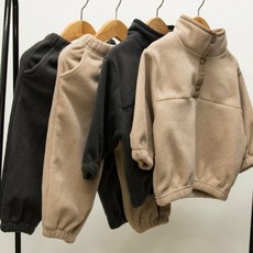 꼬마취향 유아하프넥상하복 베이직후리스(XS~3XL)