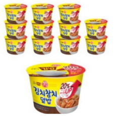 오뚜기 컵밥 김치참치덮밥, 310g, 6개