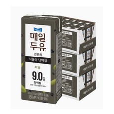 [Maeil] 매일두유 검은콩 식물성 단백질 저당 검은콩두유로 건강하세요!, 72개, 190ml