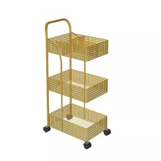 이동식 선반 트롤리 틈새 수납장 Nordic Mobile Trolley Storage Rack with Wheel Basket Toilet Floor Multilayer Carts, 옵션01 Large -40X29X96CM