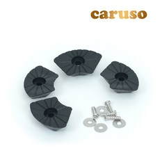 카루소 C820/C830 접이식 효도 노인 지팡이 교체고무 1조, 지팡이 고무, 카루소 C820/C830 고무 1조