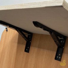 YS 접이식식브라켓 블랙 대 2P 벽선반
