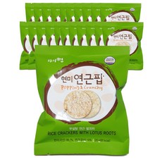 자이연 현미연근팝 쌀과자, 20g, 22개