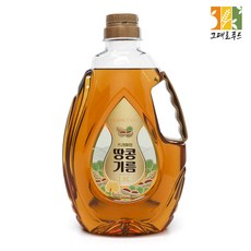 그대로푸드 프리미엄 땅콩기름 1.8L 땅콩유 피넛 오일