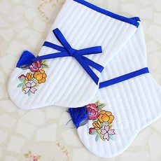 도담도담 타래버선(돌사이즈) 파랑- 한복소품 한복악세사리 아기버선