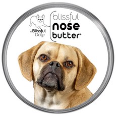 The Blissful Dog Puggle Unscented Nose Butter - Dog No The Blissful Dog Puggle 무향 노즈 버터 - 개 코 버터 4온, 1개, 113.4g