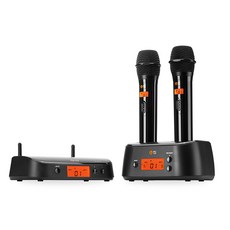 태진 무선마이크 DWS-6000 노래방마이크 고음질 디지털 마이크, DWS-6000(블랙)