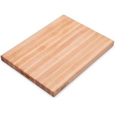 John Boos R2418 플래티넘 커머셜 시리즈 메이플 우드 엣지 그레인 양면 커팅 보드 61 x 45.7 4.4 cm24 18 1.75 인치, 1개
