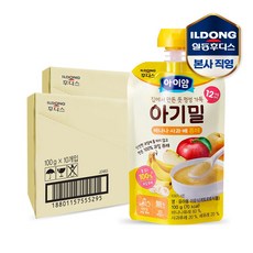 일동후디스 후디스 아이얌 아기밀 바나나사과배 퓨레 100g 20개, 선택완료, 단품없음