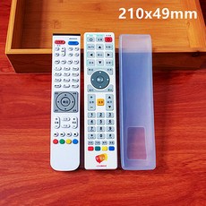 실리콘 TV 리모컨 커버 케이스 비디오 오디오 에어컨 보호 파우치 방수 1개, 7) 210X49mm
