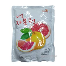 두레원 자몽 슬라이스청 2kg 자몽청, 1개입, 3개