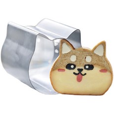 식빵 모양틀 샌드위치 동물 모양찍기 쿠키틀 치즈 주먹밥, 1개