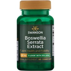 스완슨 보스웰리아 세라타 추출물 125mg 베지 캡, 2개, 60정