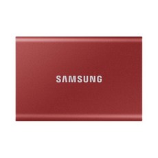 삼성전자 T7 USB 3.2 포터블 외장 SSD, 500GB, 레드