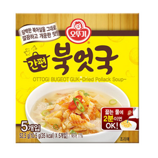 오뚜기 간편북어국, 52.5g, 10개