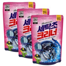 리큐 SM 산도깨비 세탁조 크리너 450g 3개 / 세탁기 청소 클리너 세정제 세탁조청소 추천, 1세트