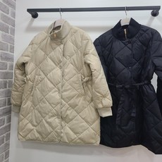 레코브 A라인 퀼팅 중기장 덕 다운(LW310ZDW903B)